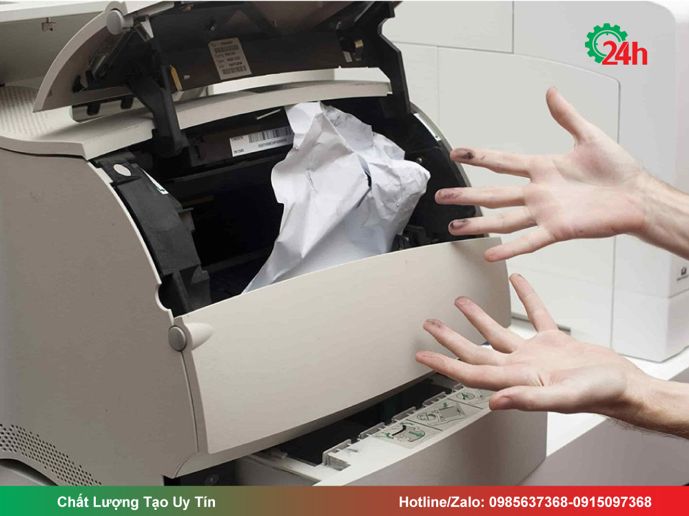 Dấu Hiệu Nhận Biết Máy In Bị Kẹt Giấy Liên Tục
