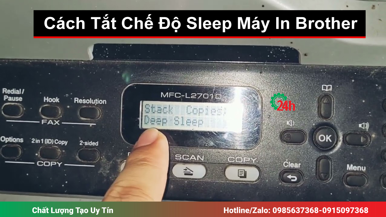 Cách Tắt Chế Độ Sleep Máy In Brother