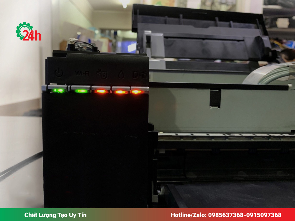 Hướng dẫn sửa lỗi máy in epson l805 nháy 5 đèn