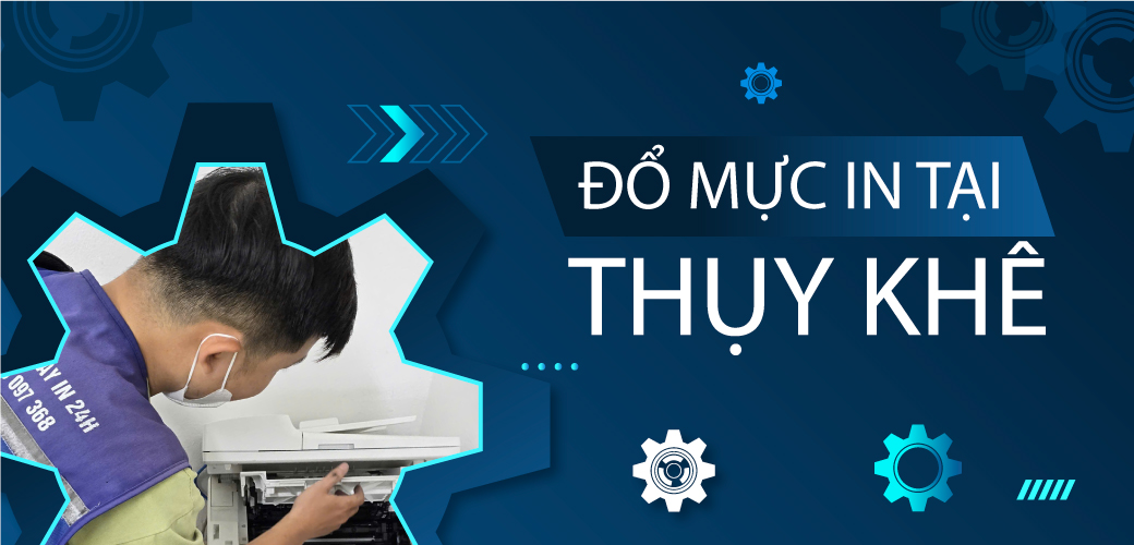đổ mực máy in tại thụy khuê
