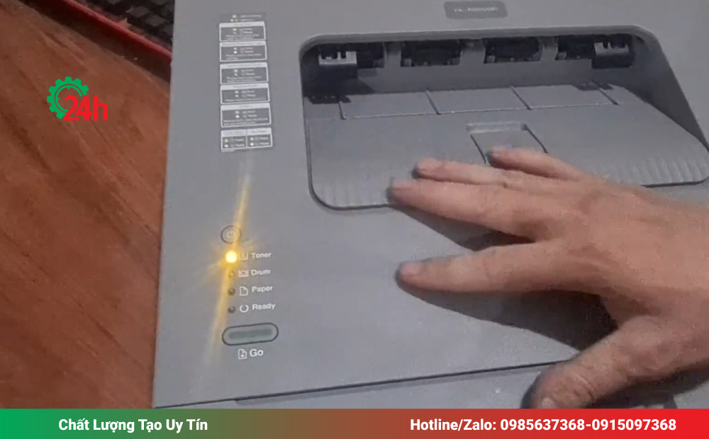 Các dấu hiệu nhận biết máy in Brother HL-B2000D báo lỗi Toner