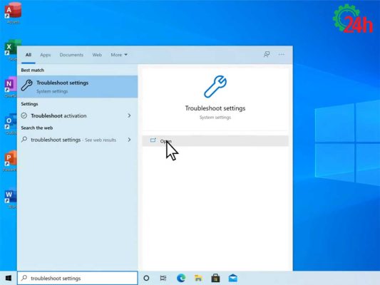 Sử Dụng Công Cụ Troubleshoot để Sửa lỗi máy in Win 10