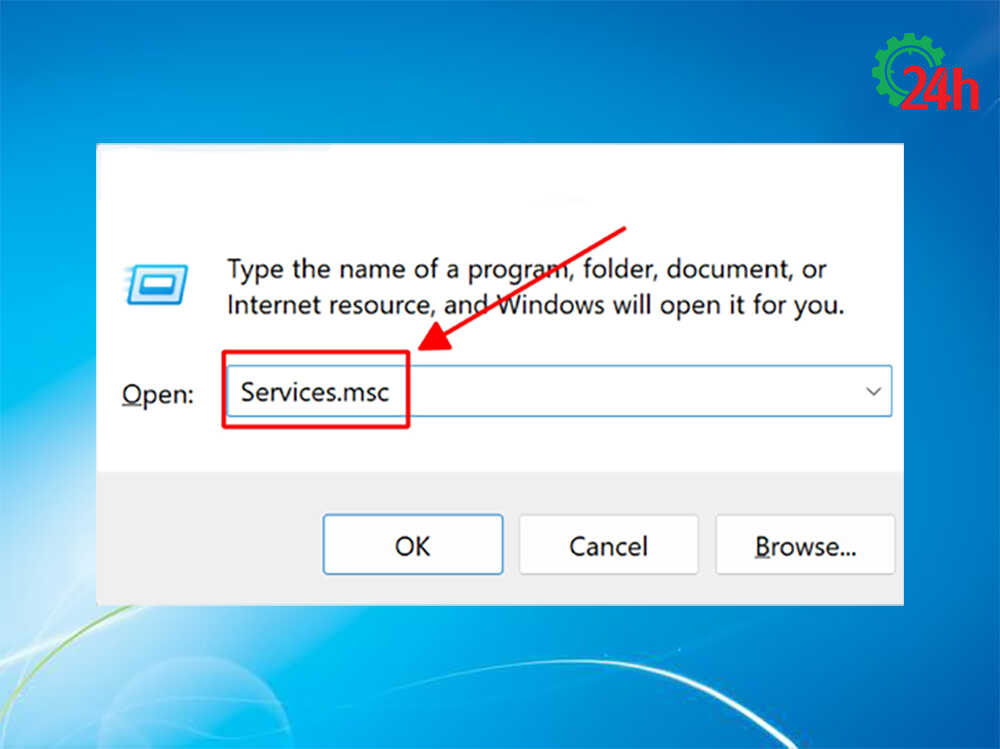 Khởi động lại dịch vụ Print Spooler để sửa lỗi