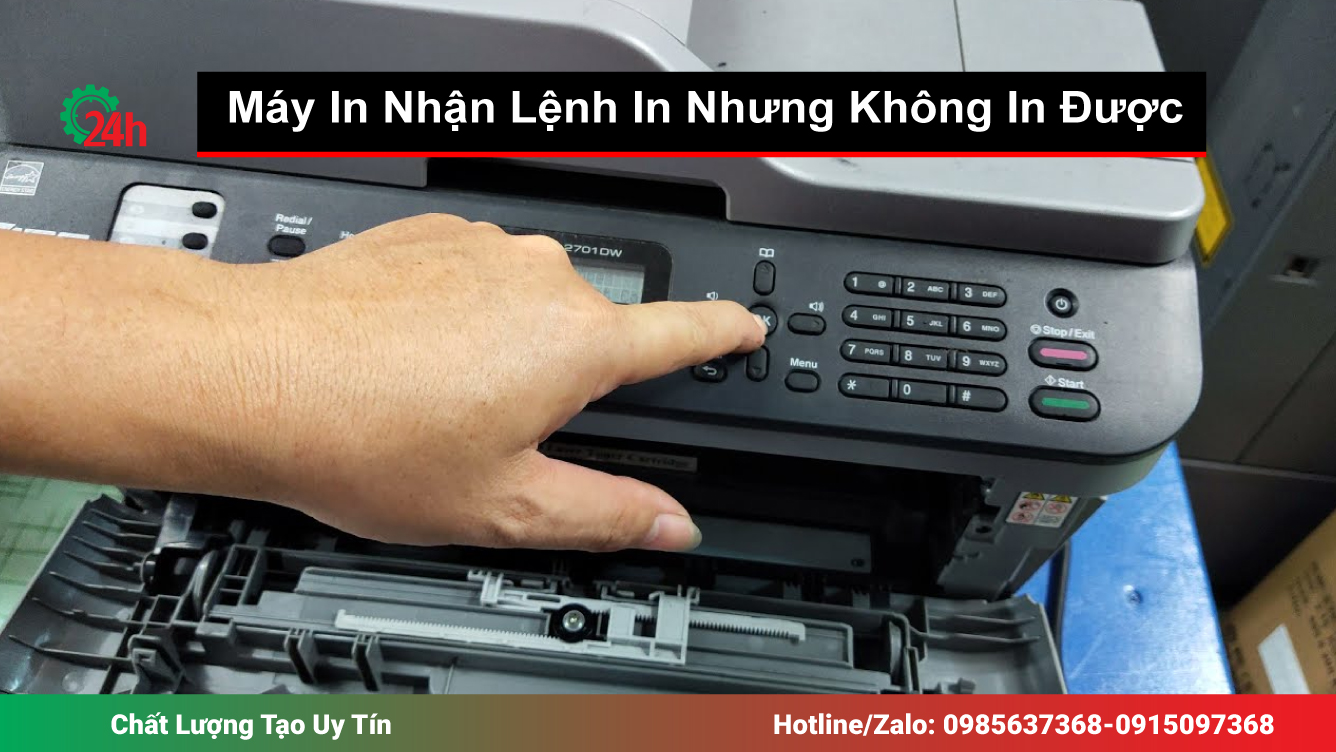 Dấu Hiệu Nhận Biết Máy In Nhận Lệnh In Nhưng Không In Được