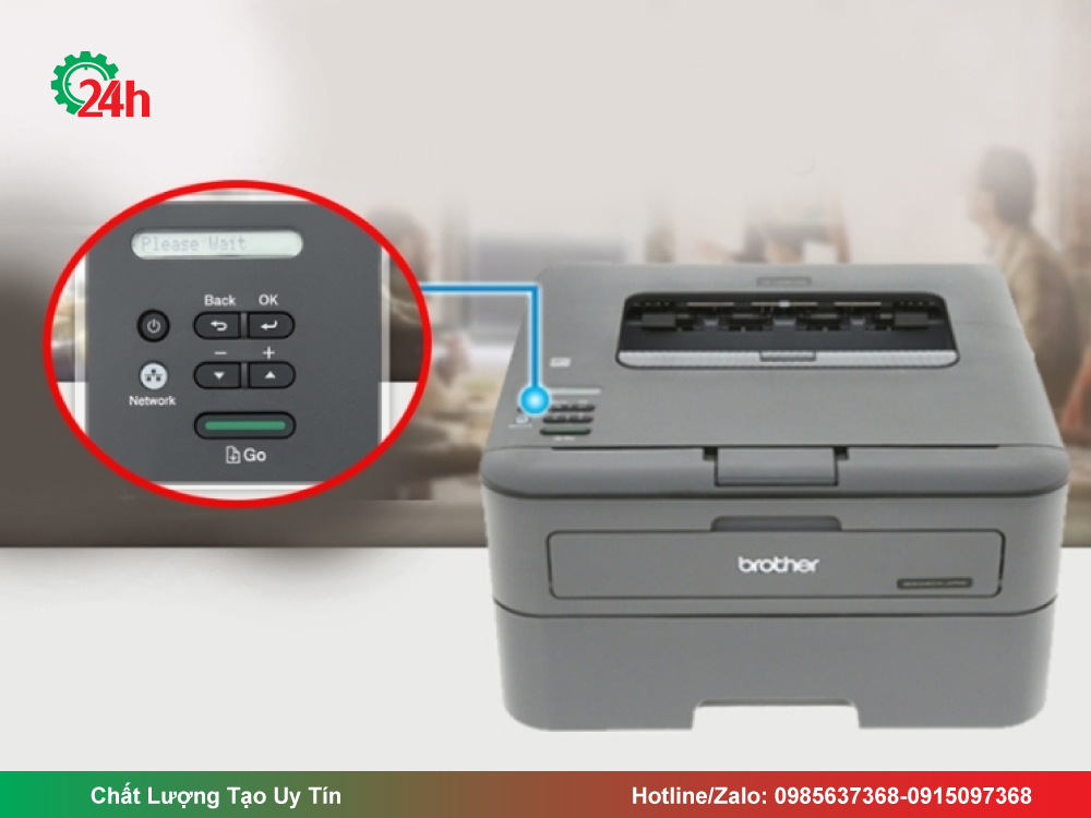 Reset Máy In Brother HL L2321D Lỗi Toner