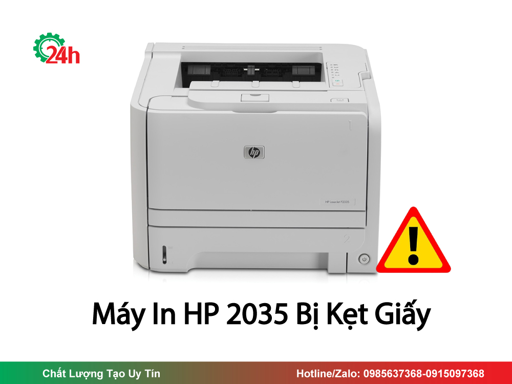 Dấu Hiệu Máy In HP 2035 Bị Kẹt Giấy