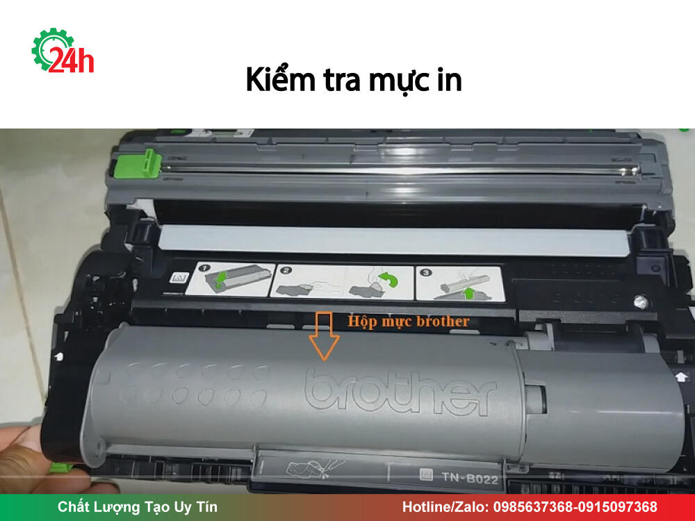 Cách Khắc Phục Máy In Brother HL L2321D Bị Mờ