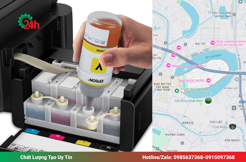 Các Dòng Máy In Hỗ Trợ Đổ Mực Tại Linh Đàm