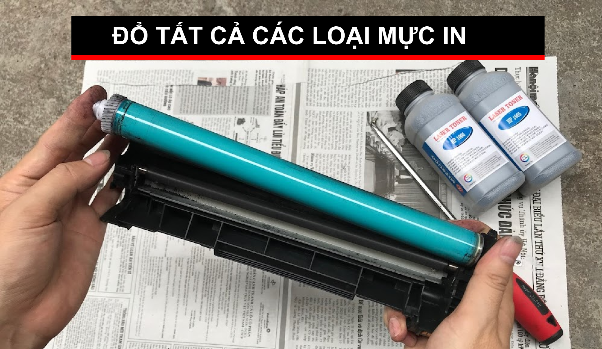 Chúng tôi chuyên đổ mực máy in tại Quận Hoàn Kiếm các dòng máy