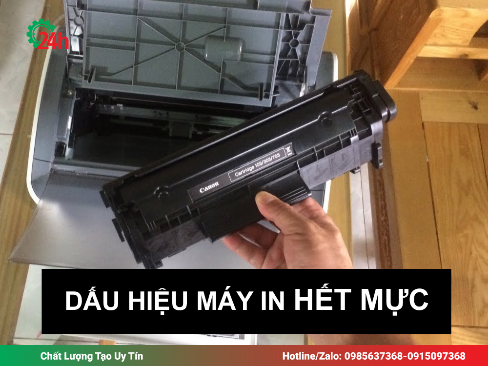 Dấu Hiệu Phổ Biến Máy In Hết Mực tại Đội Cấn