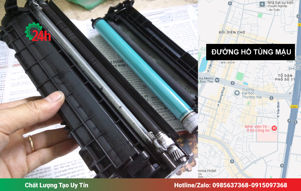 Dịch vụ đổ mực máy in tại đường Hồ Tùng Mậu