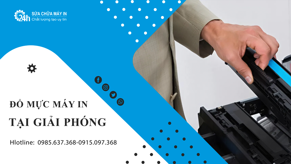 Đổ Mực Máy In Tại Giải Phóng