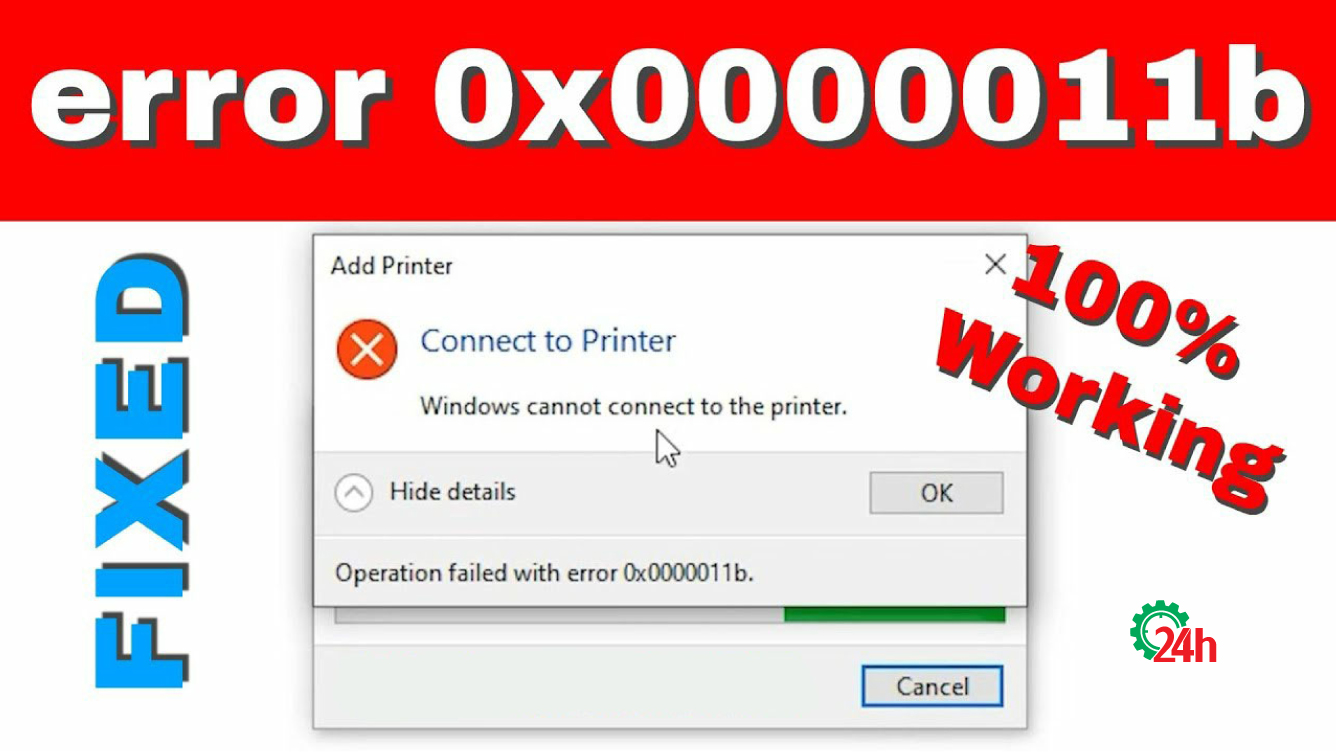 Lỗi 0x0000011B win 10
