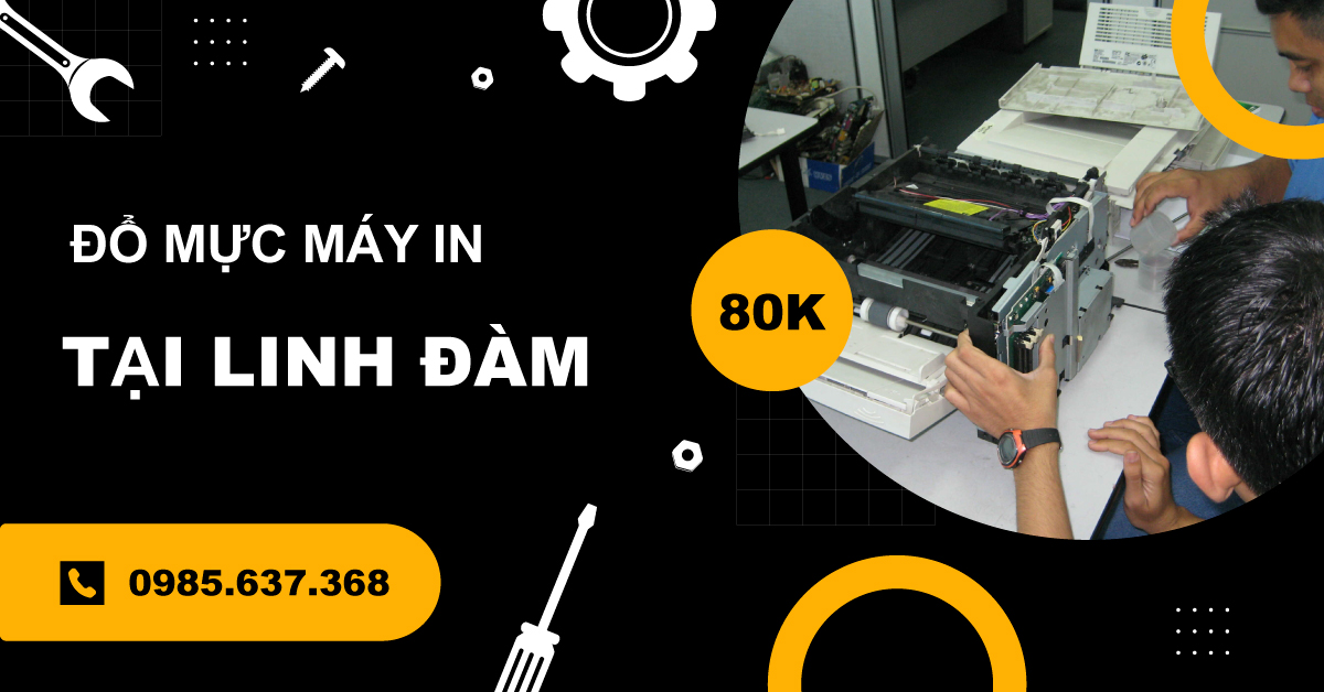 đổ mực máy in linh đàm