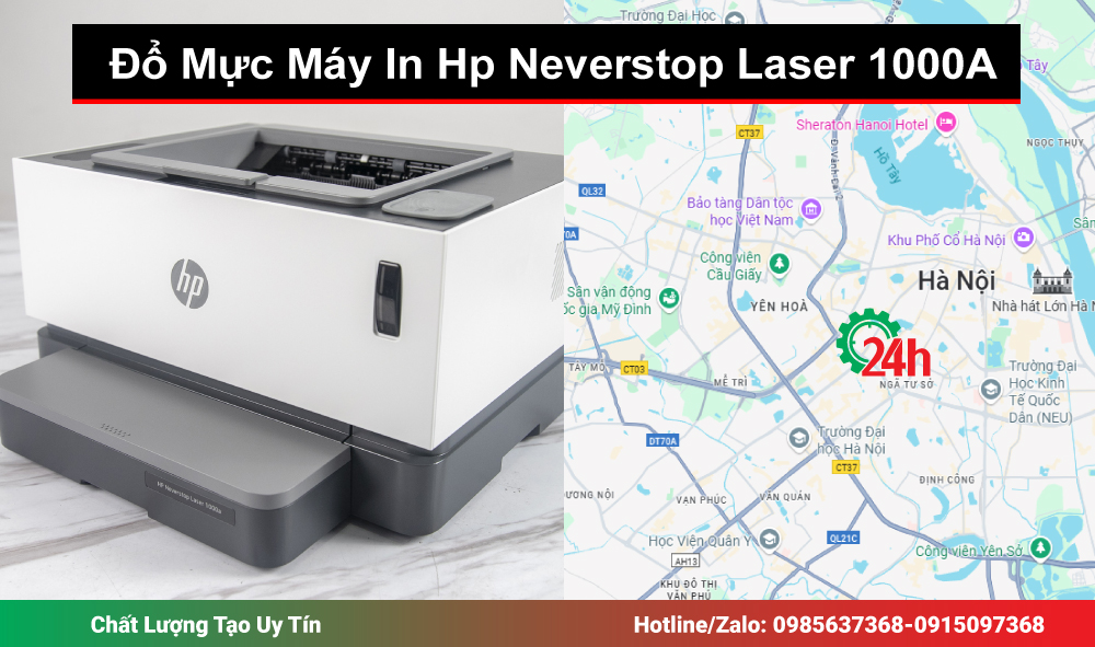 Dịch Vụ Đổ Mực Máy In Hp Neverstop Laser 1000A Tại Nhà Hà Nội