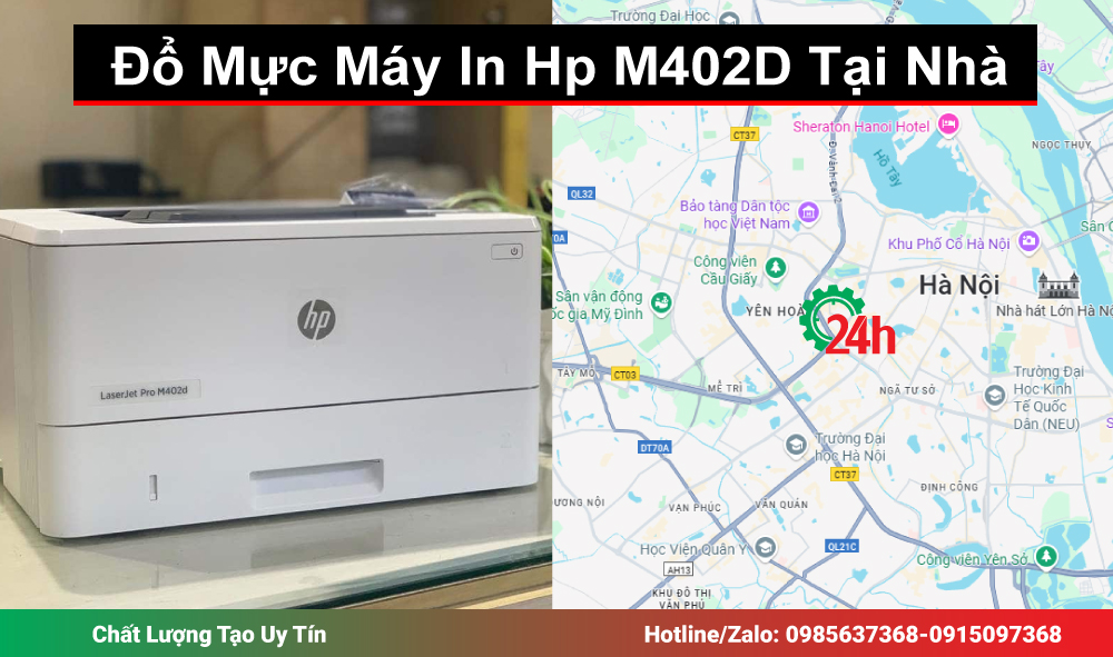 Đổ Mực Máy In Hp M402D Tại Nhà