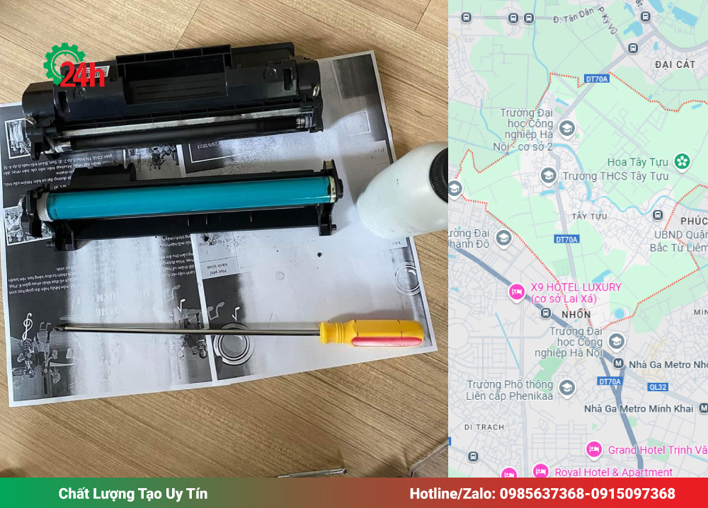 Tại Phường Tây Tựu Chúng Tôi Đổ Mực Các Loại Máy In Sau