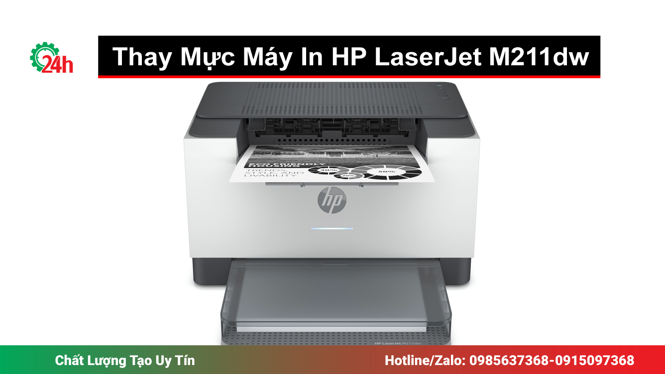 Thay Mực Máy In HP LaserJet M211dw