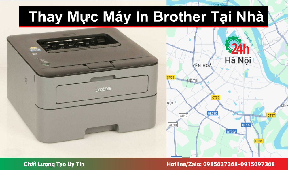 Thay Mực Máy In Brother HL L2320D Tại Nhà