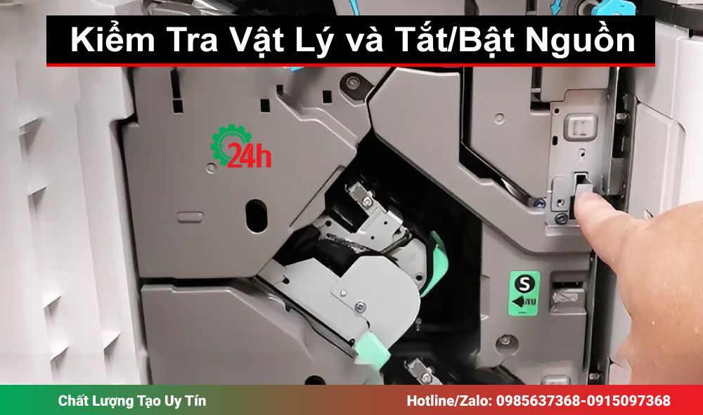 Kiểm Tra Vật Lý và Tắt/Bật Nguồn