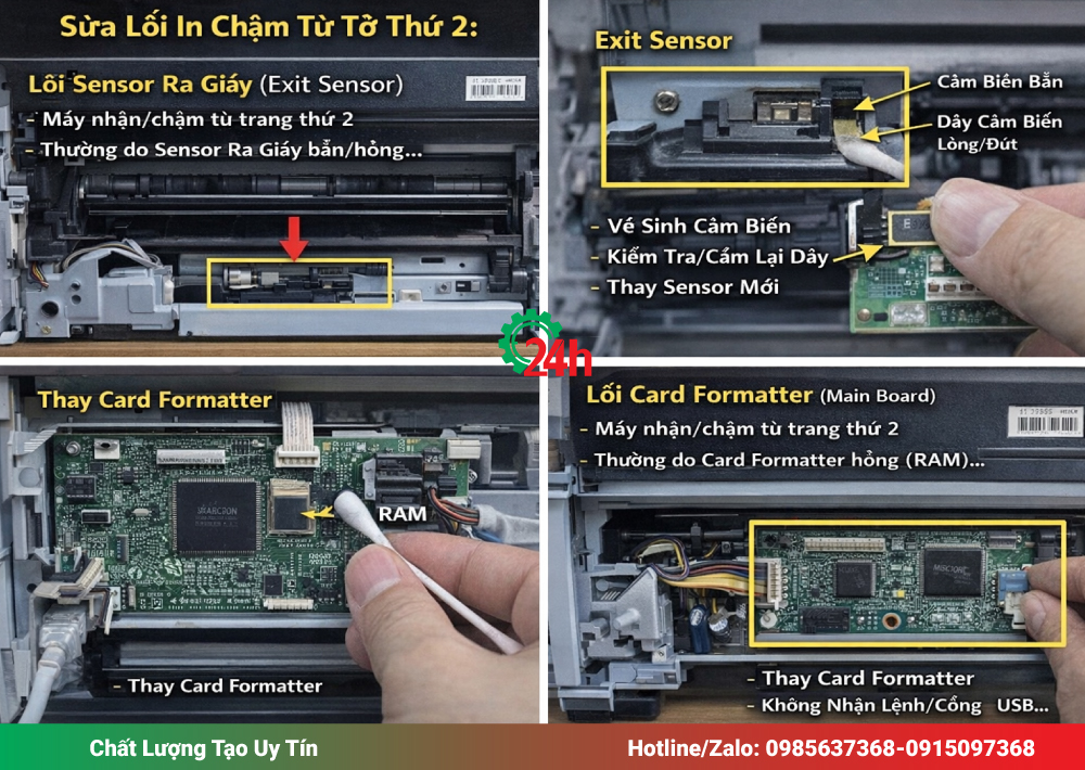 Sửa Lỗi In Chậm Từ Tờ Thứ 2