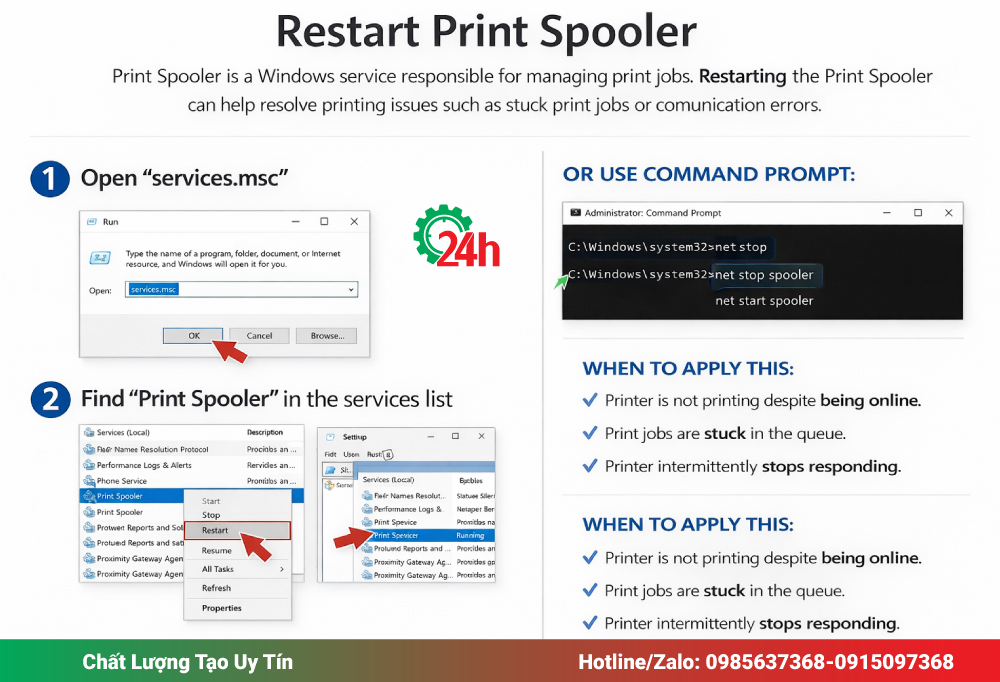 Restart Print Spooler