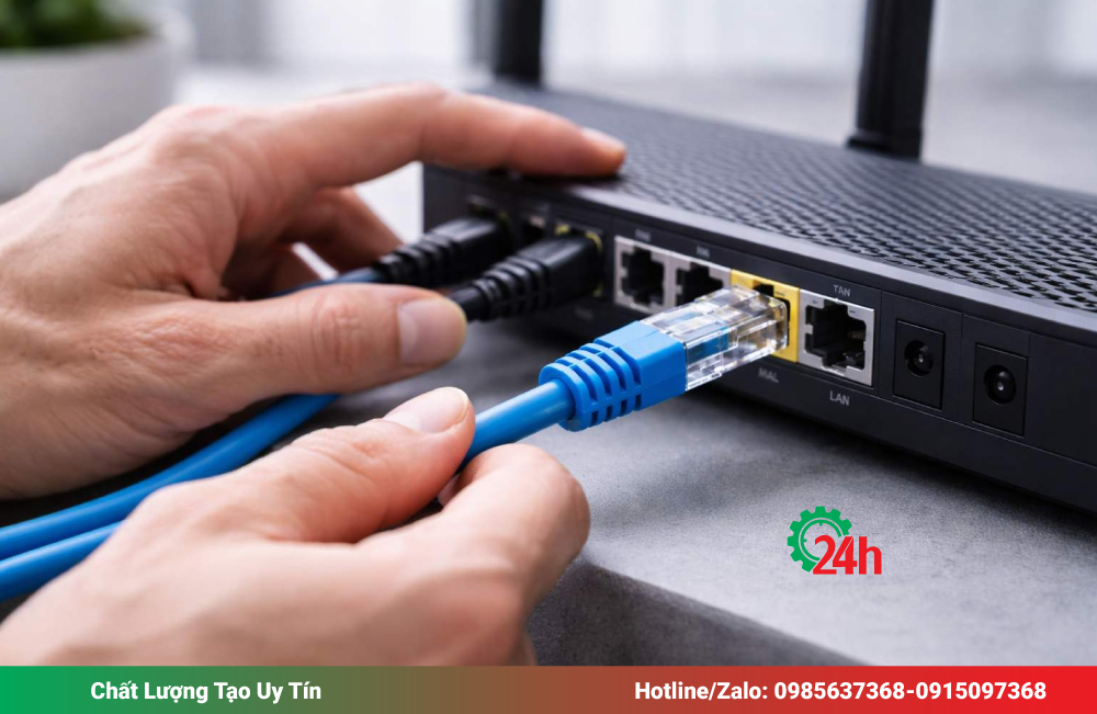 Kết Nối Máy In Với Router WiFi