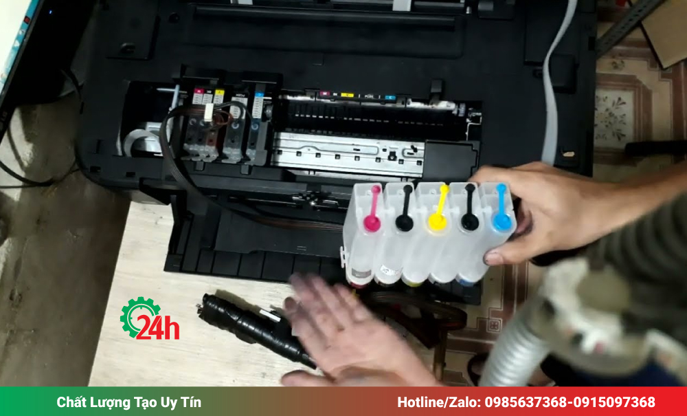 Kiểm tra vị trí lắp hộp mực Canon PIXMA iX6770
