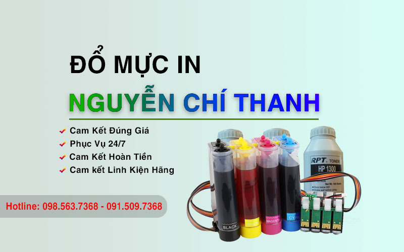 Đổ mực in tại Nguyễn Chí Thanh