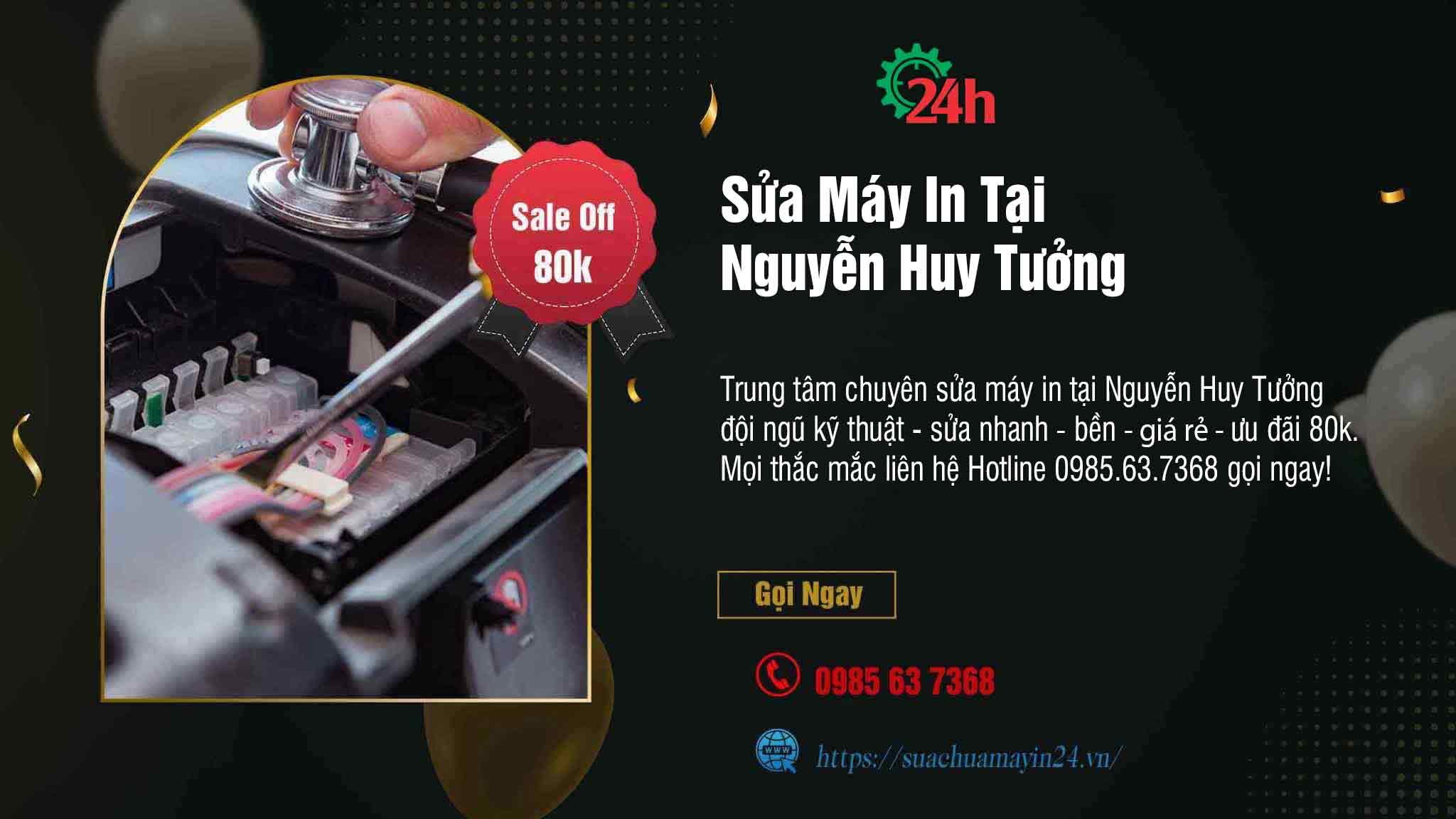 sửa máy in tại Nguyễn Huy Tưởng