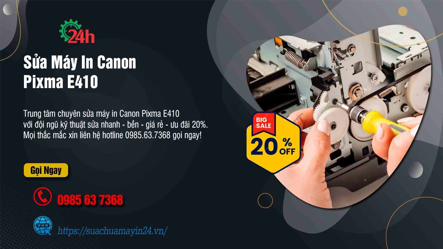 Sửa máy in Canon Pixma E410