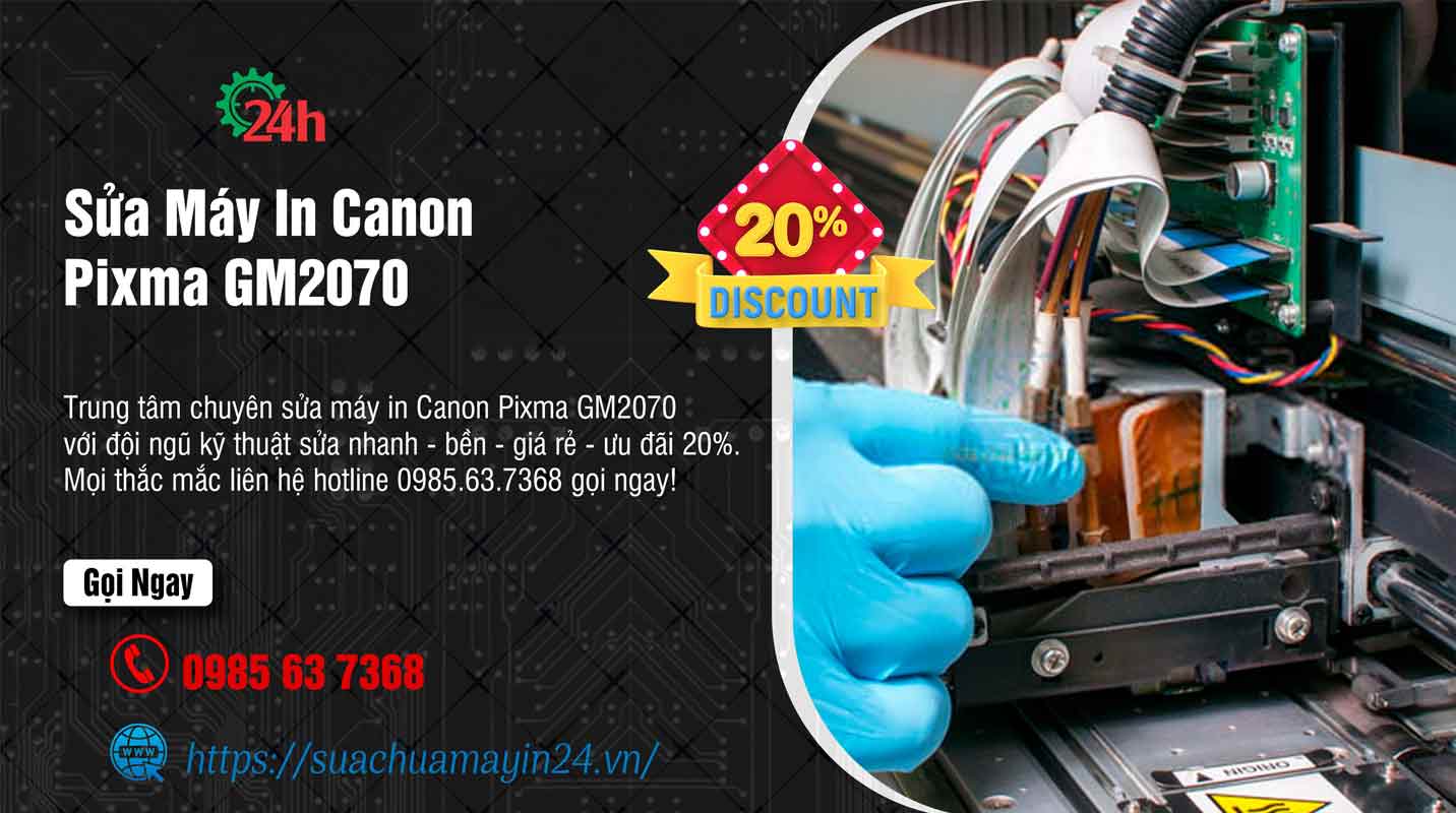sửa máy in Canon Pixma GM2070
