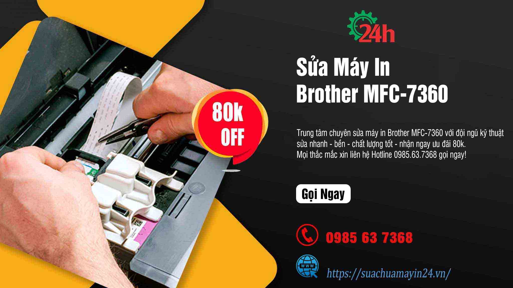 Sửa máy in Brother MFC-7360