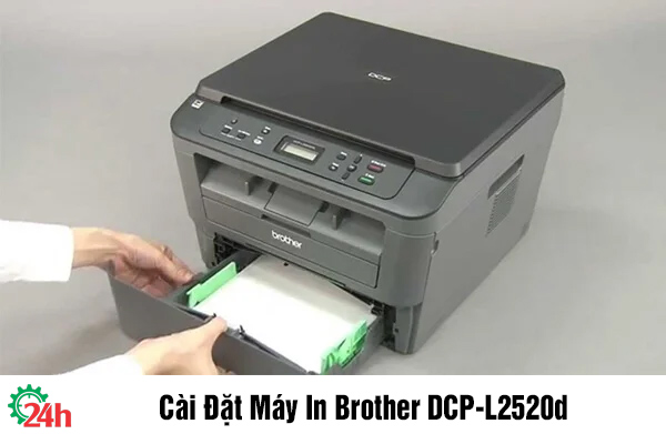 cài đjăt máy in Brother DCP-L2520d