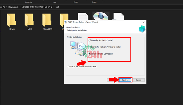 hướng dẫn cài đặt Driver máy in Canon LBP 3500