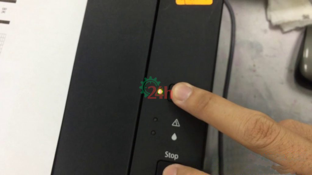 hướng dẫn reset máy in Canon 223dw