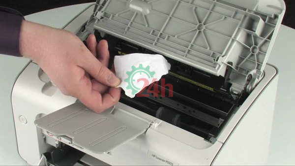 máy in báo lỗi hết giấy