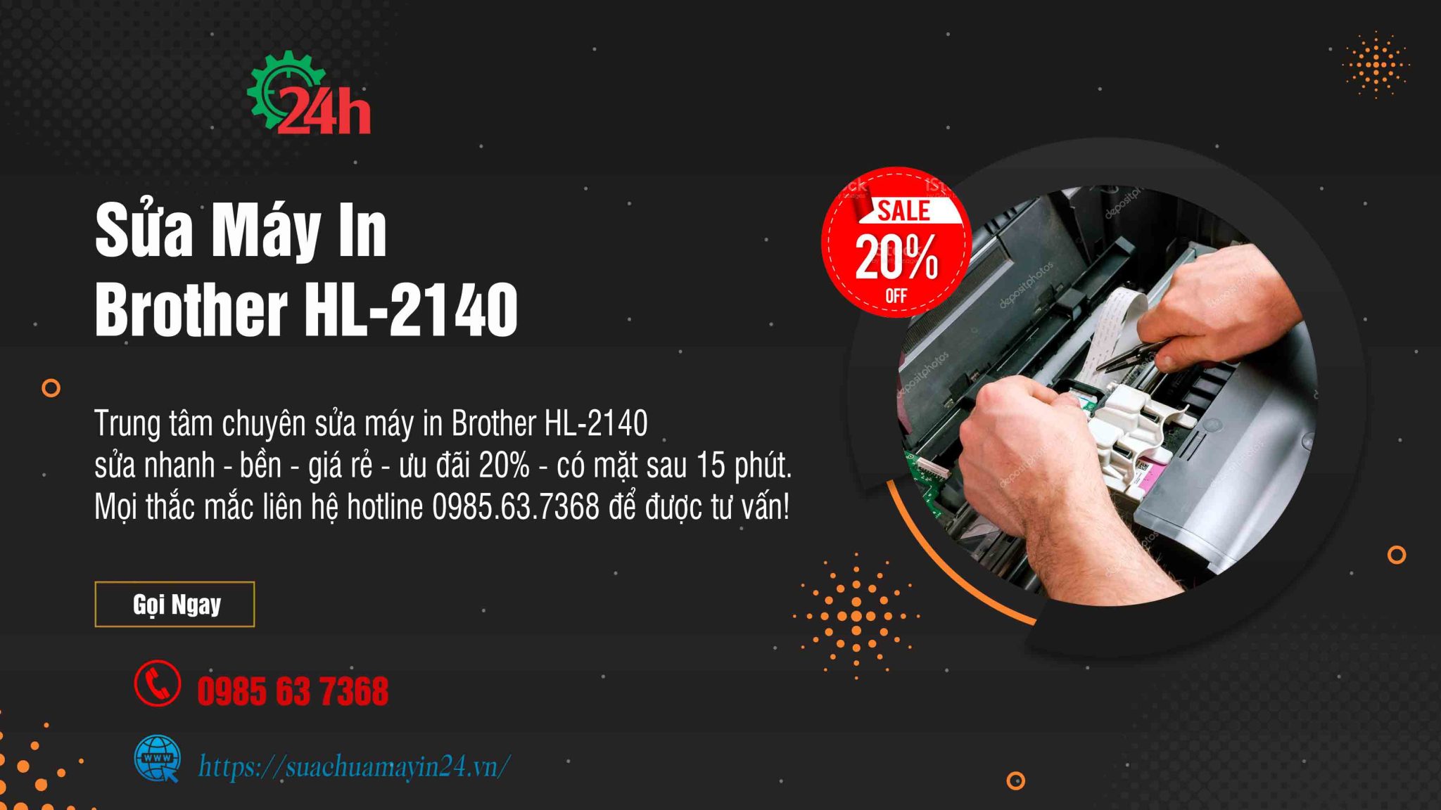 sửa máy in Brother HL-2140