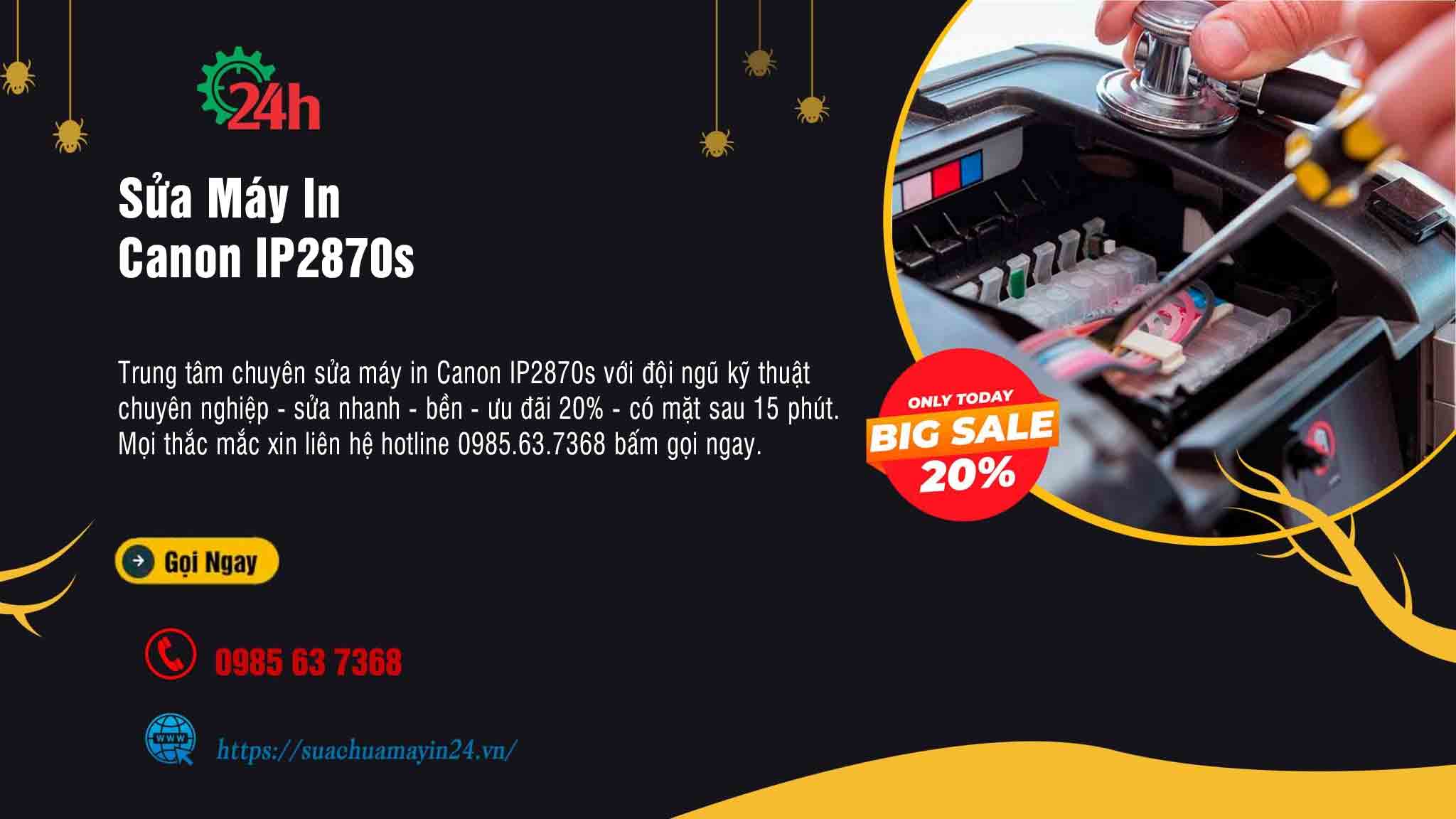 sửa máy in Canon IP2870s