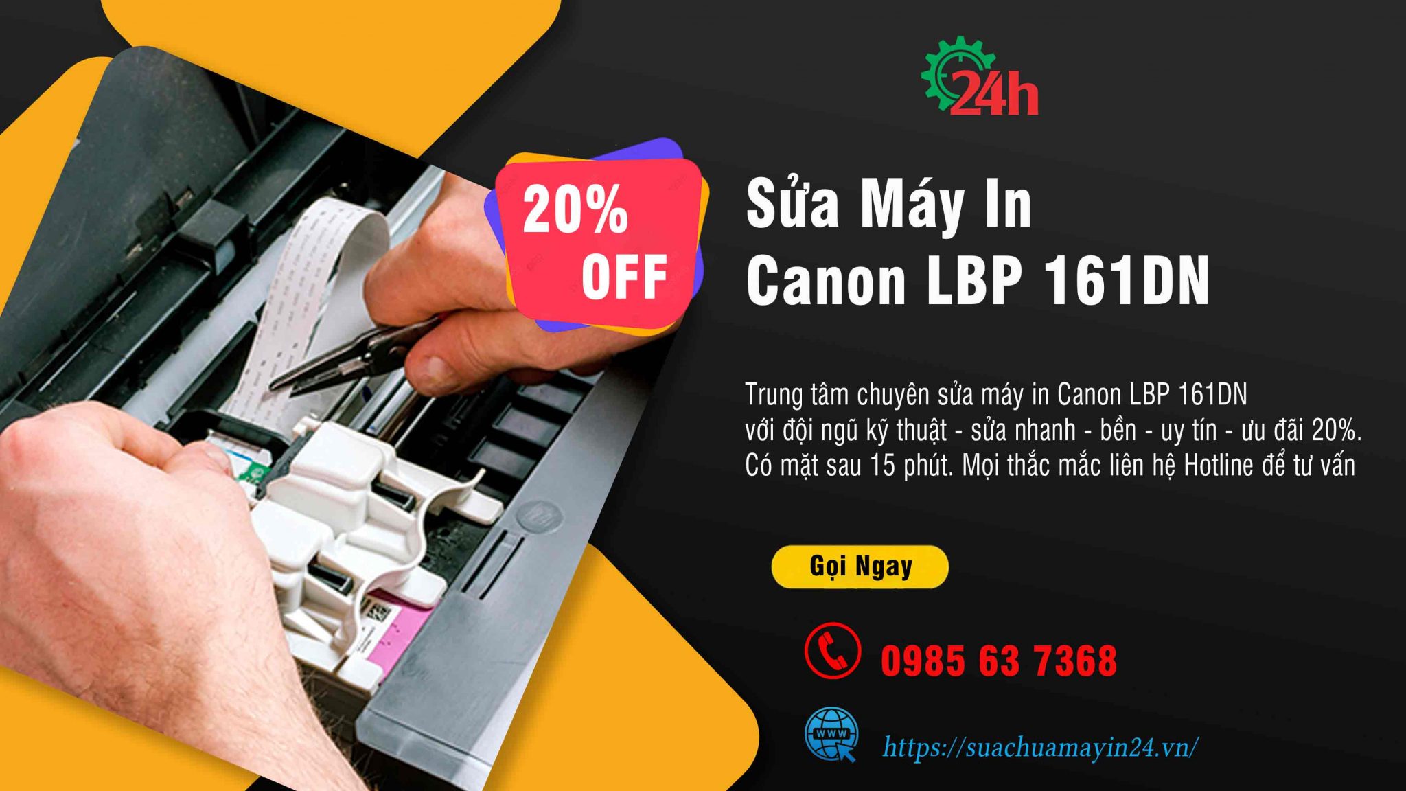 sửa máy in Canon LBP 161DN