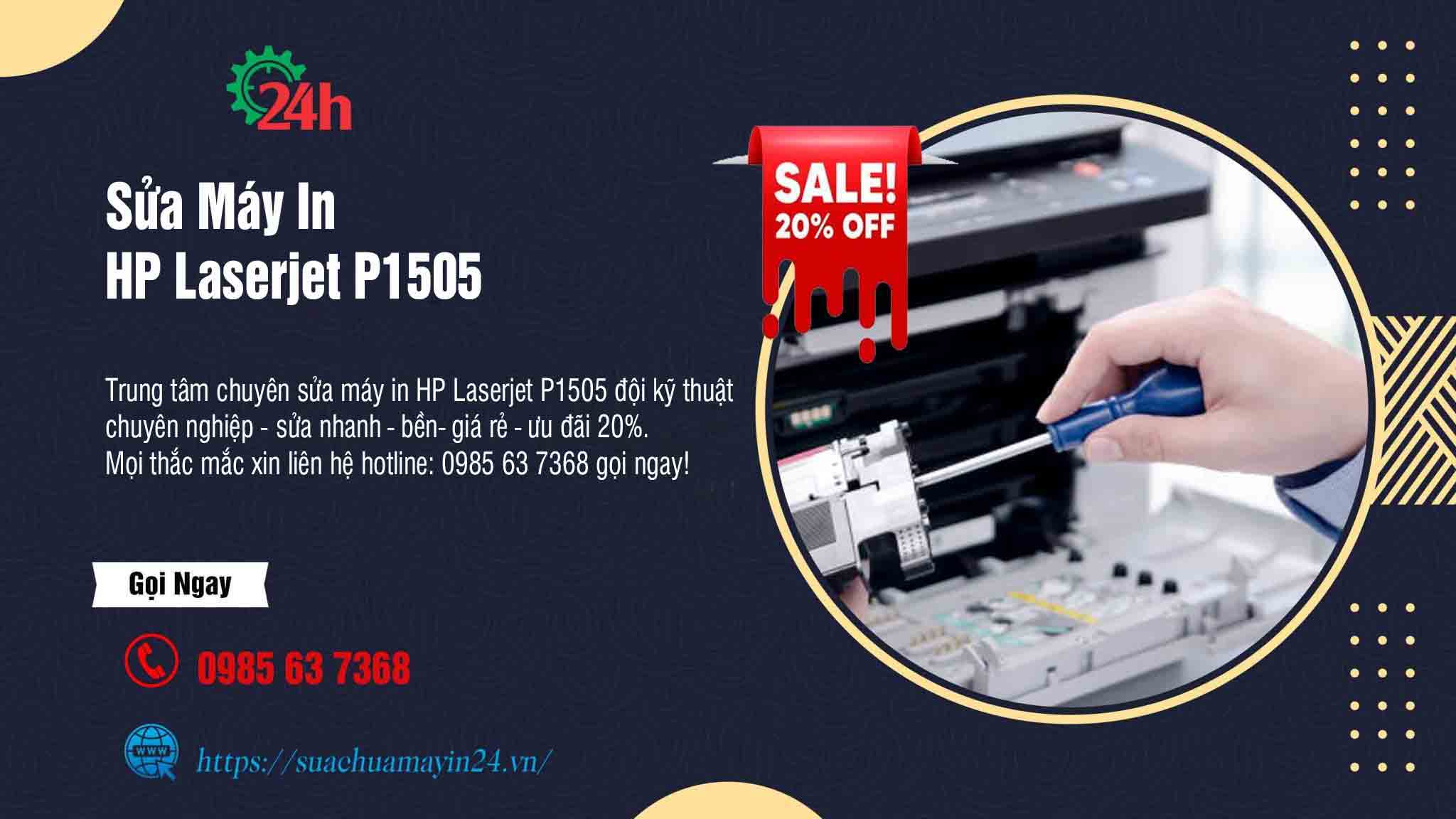 sửa máy in HP Laserjet P1505