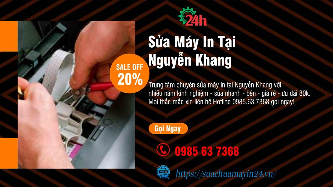sửa máy in tại Nguyễn Khang