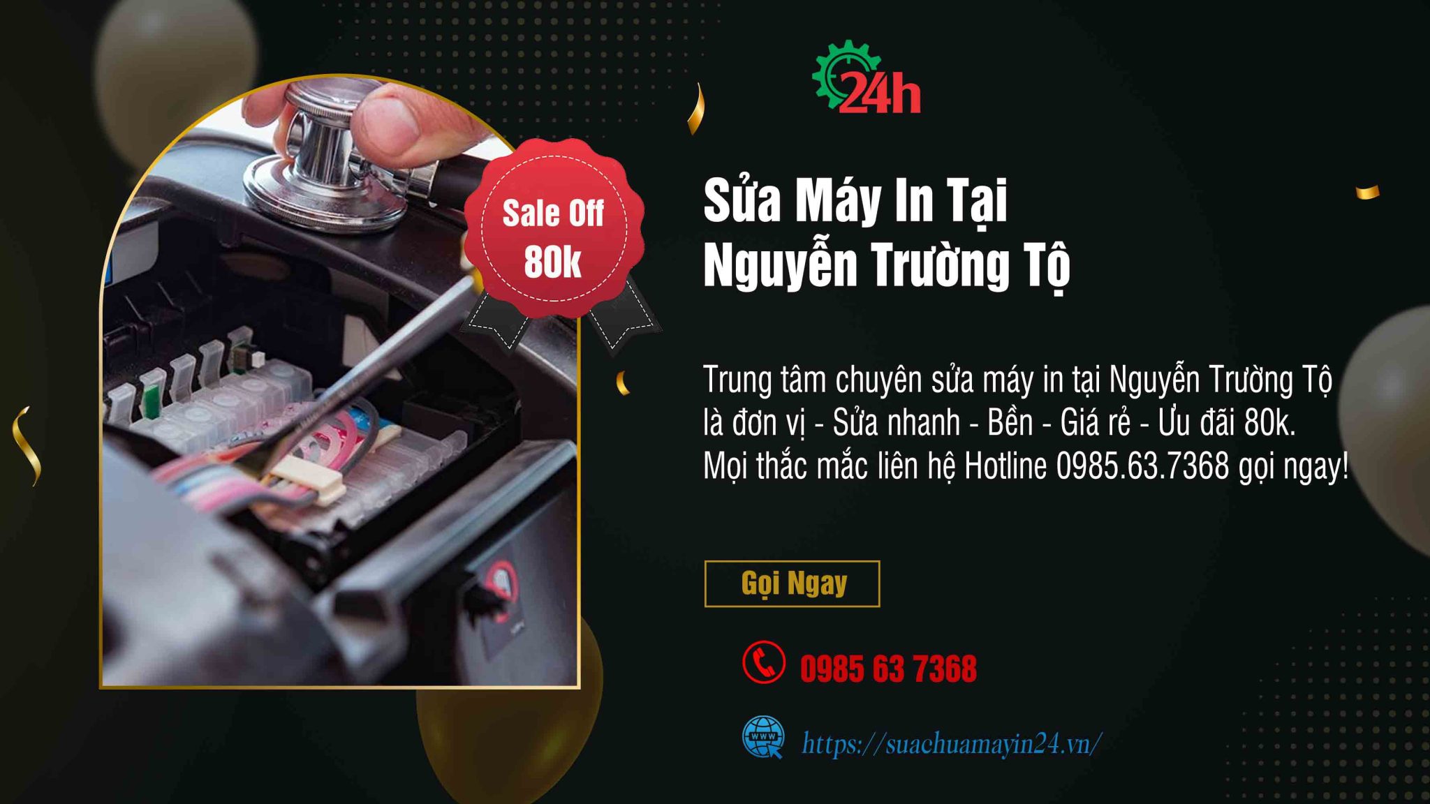 sửa máy in tại Nguyễn Trường Tộ