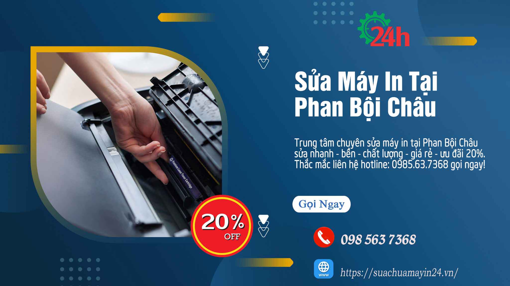 sửa máy in tại Phan Bội Châu