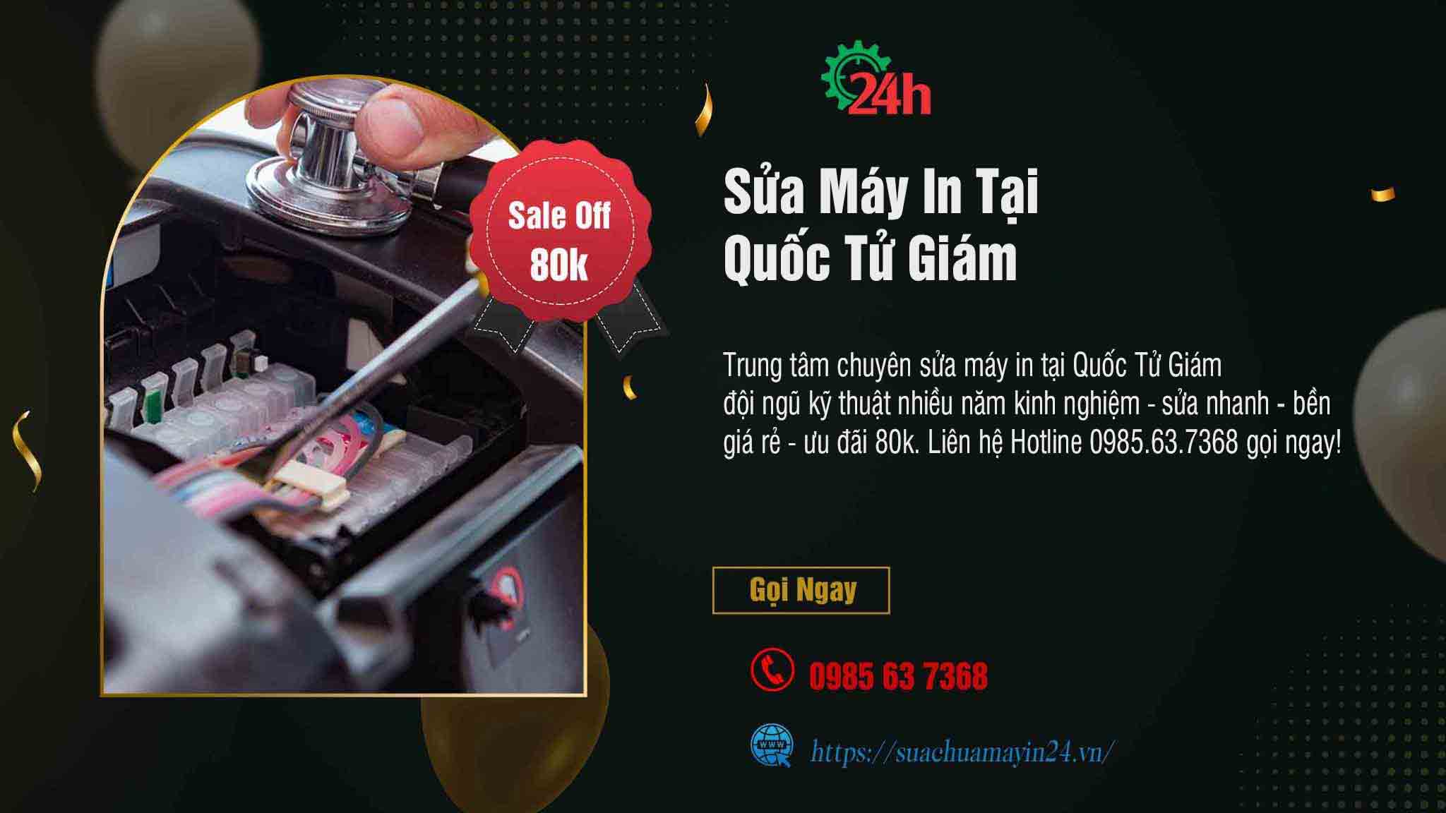 sửa máy in tại Quốc Tử Giám