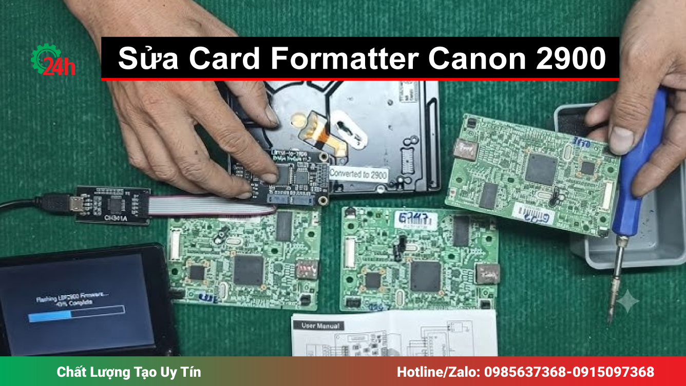 Hướng Dẫn Sửa Card Formatter Canon 2900